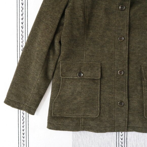 NEW L.L. Bean Wool Blend Shirt Jacket | Large - Picture 4 of 7